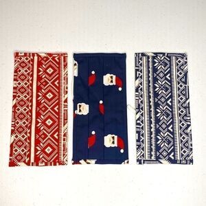 LOT OF 3 NEW OLD NAVY ADULT CHRISTMAS MASKS